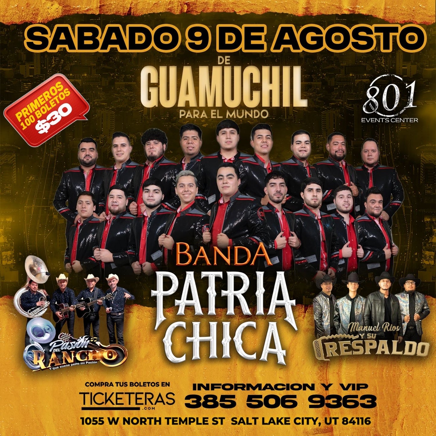 BANDA PATRIA CHICA/PASION DEL RANCHO/MANUEL RIOS Y SU RESPALDO