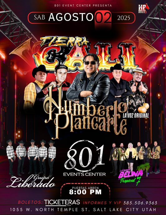 HUMBERTO PLANCARTE “TIERRA CALI”/GRUPO LIBERADO/LA GÜERA BELINA Y TROPICAL 7
