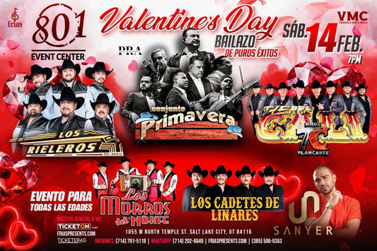 LOS RIELEROS/CONJUNTO PRIMAVERA/TIERRA CALI/LOS MORROS DEL NORTE/CADETES DE LINARES