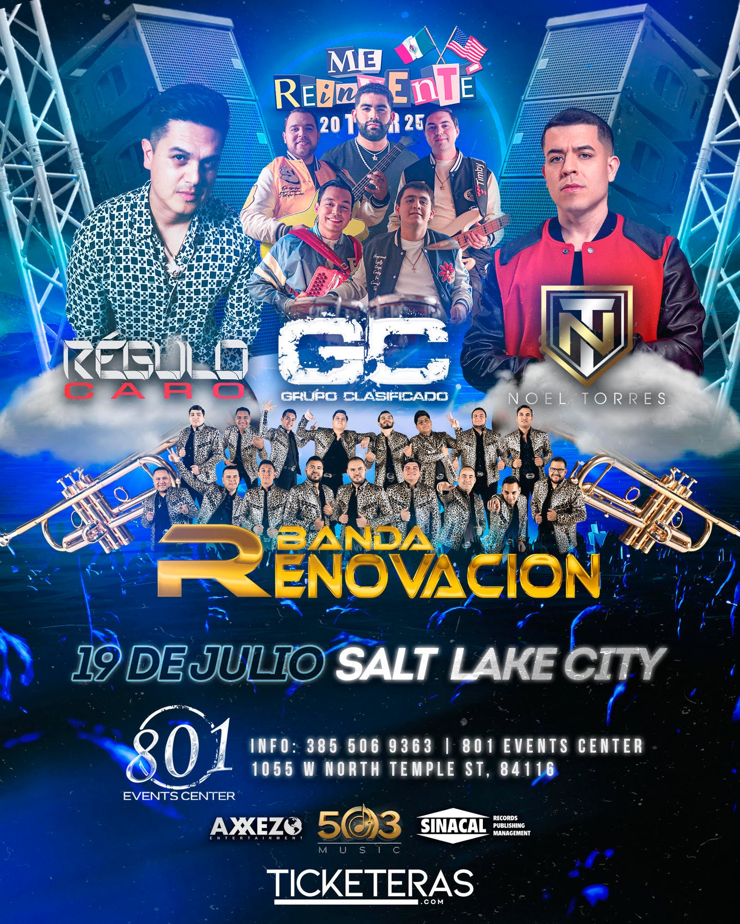 BANDA RENOVACION/REGULO CARO/GRUPO CLASIFICADO/NOEL TORRES